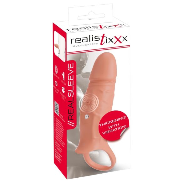 Realistixxx - Anello Fallico Vibrante in Silicone (Naturale)