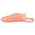 Realistixxx - guaina pene vibrante con anello - colore naturale