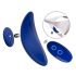 Smile - vibratore per slip ultrasottile con telecomando - blu