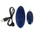 Smile - vibratore per slip ultrasottile con telecomando - blu