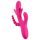 SMILE - vibratore triplo con bracci e linguetta (rosa)
