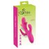 SMILE - vibratore triplo con bracci e linguetta (rosa)