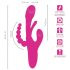 SMILE - vibratore triplo con bracci e linguetta (rosa)
