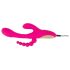 SMILE - vibratore triplo con bracci e linguetta (rosa)