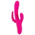 SMILE - vibratore triplo con bracci e linguetta (rosa)