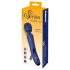Smile - vibratore massaggiatore 2in1 con lingua - silicone blu