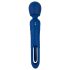 Smile - vibratore massaggiatore 2in1 con lingua - silicone blu