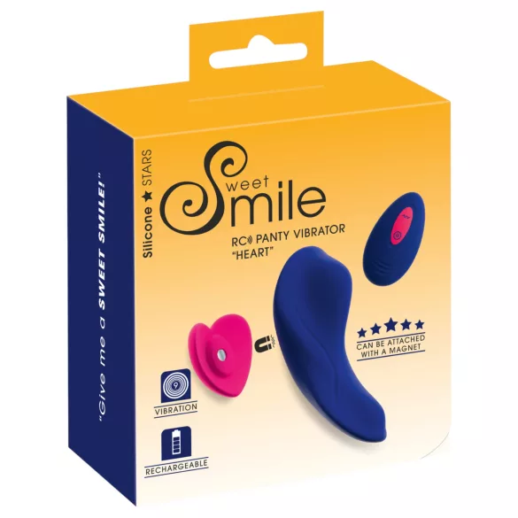 Smile RC Panty - vibratore per slip telecomandato - silicone blu