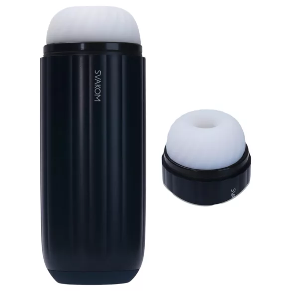 Svakom Sam Neo 2 - Masturbatore controllato tramite app per uomini (bianco e nero)