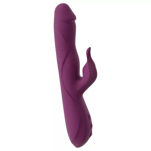 Javida - vibratore rabbit 3 in 1 con perle rotanti e spinta - silicone viola