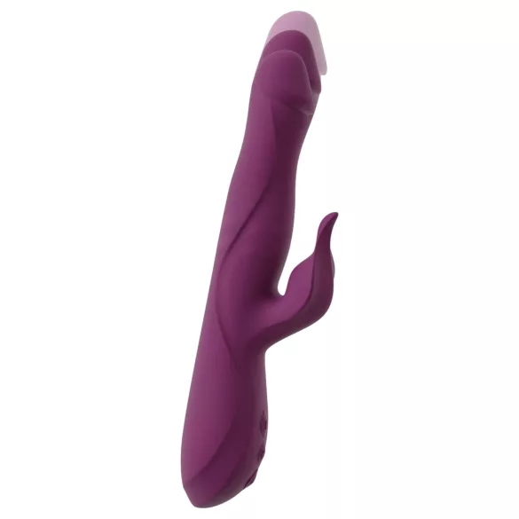 Javida - vibratore rabbit 3 in 1 con perle rotanti e spinta - silicone viola