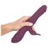 Javida - vibratore rabbit 3 in 1 con perle rotanti e spinta - silicone viola