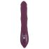 Javida - vibratore rabbit 3 in 1 con perle rotanti e spinta - silicone viola