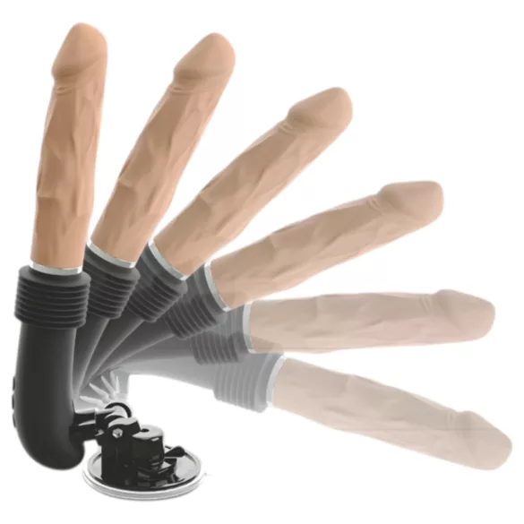 You2Toys - macchina del sesso telecomandata - vibratore spinta realistico beige