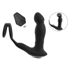 Rebel - vibratore prostatico a spinta (nero)