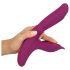 Javida - Vibratore 4 in 1 stimolatore punto G e clitoride - silicone viola