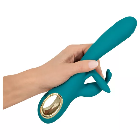 Smile - vibratore punto G e clitoride con movimento spinta - silicone verde