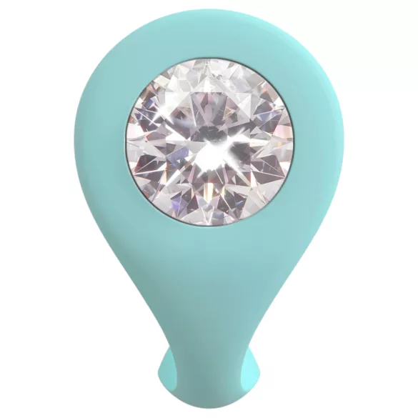 Beau Coeur Juvela - plug anale vibrante - silicone turchese