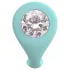 Beau Coeur Juvela - plug anale vibrante - silicone turchese