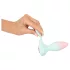 Beau Coeur Juvela - plug anale vibrante - silicone turchese