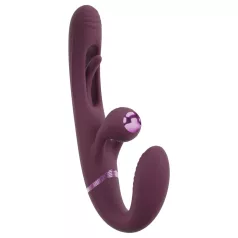   Javida - vibratore per coppia indossabile senza cinturino (viola)