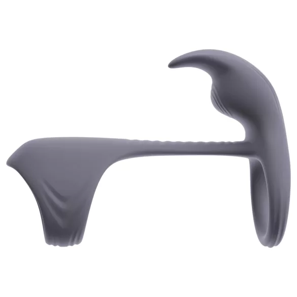 Beau Coeur Vylor - anello pene e testicoli con stimolatore clitoride - grigio