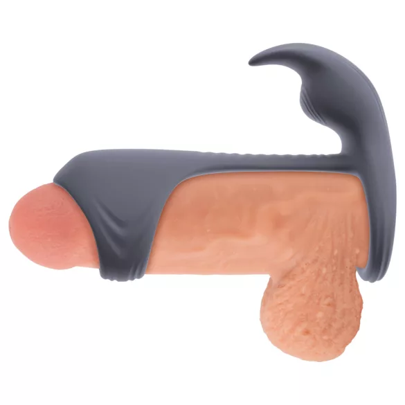 Beau Coeur Vylor - anello pene e testicoli con stimolatore clitoride - grigio