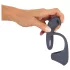 Beau Coeur Vylor - anello pene e testicoli con stimolatore clitoride - grigio