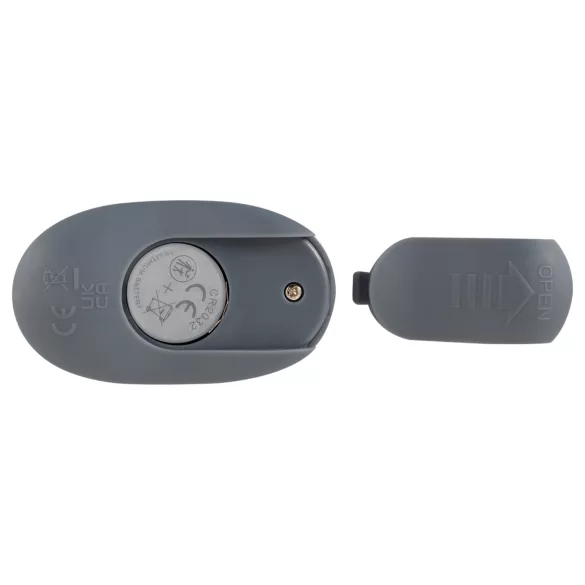 Beau Coeur Vylor - anello pene e testicoli con stimolatore clitoride - grigio