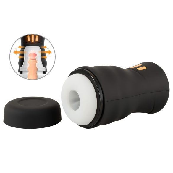 You2Toys Gyro - Masturbatore rotante e vibrante (nero)