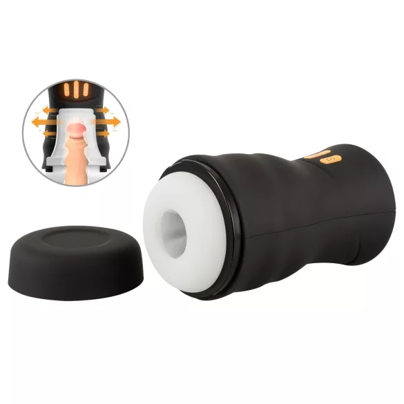 You2Toys Gyro - masturbatore rotante vibrante - nero