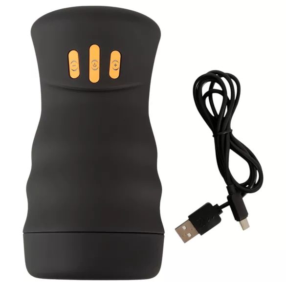 You2Toys Gyro - masturbatore rotante vibrante - nero