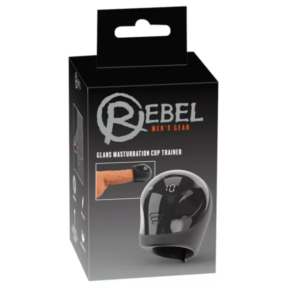 Rebel - vibratore stimolatore glande impermeabile - nero