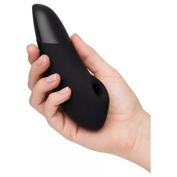 Womanizer Enhance 2in1 succhia-clitoride ad onde d’aria + vibratore (nero)