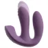 Beau Coeur Mireva - vibratore triplo con telecomando - silicone viola