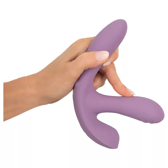 Beau Coeur Mireva - vibratore triplo con telecomando - silicone viola