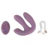 Beau Coeur Mireva - vibratore triplo con telecomando - silicone viola