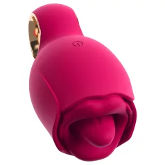   You2Toys Oral Fun - vibratore leccaclitoride con lingua (rosa)