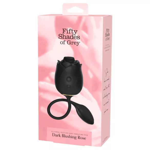 Fifty Shades of Grey - succhia clitoride e love egg vibrante - nero