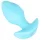 Cuties Mini - plug anale vibrante - silicone blu