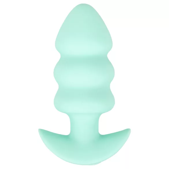 Cuties Mini - plug anale vibrante con sfere - silicone verde