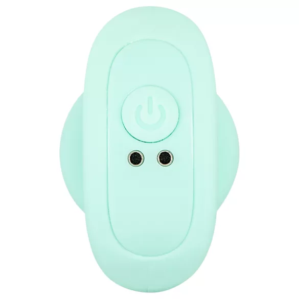 Cuties Mini - plug anale vibrante con sfere - silicone verde