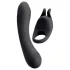Couple Choice - anello fallico e vibratore punto G - silicone grigio
