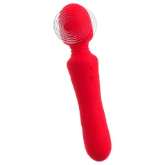   Sweet Smile - vibratore wand ricaricabile e impermeabile (rosso)