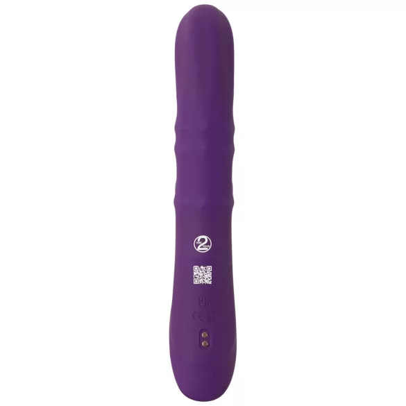 You2Toys - vibratore con braccio per la stimolazione clitoridea oscillante e anello mobile (viola)