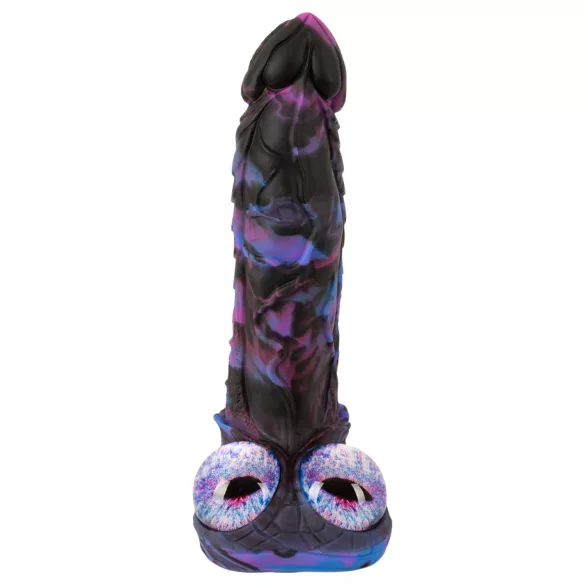 Beasty Cocks Firefly Fantasies - vibratore fantasy riscaldante con movimento di spinta (blu) - 23,4 cm