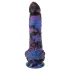 Beasty Cocks Firefly Fantasies - vibratore fantasy riscaldante con movimento di spinta (blu) - 23,4 cm