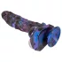 Beasty Cocks Firefly Fantasies - vibratore fantasy riscaldante con movimento di spinta (blu) - 23,4 cm