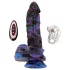 Beasty Cocks Firefly Fantasies - vibratore fantasy riscaldante con movimento di spinta (blu) - 23,4 cm