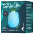 ROMP Rose Glow - succhia‑clitoride ad aria (blu)